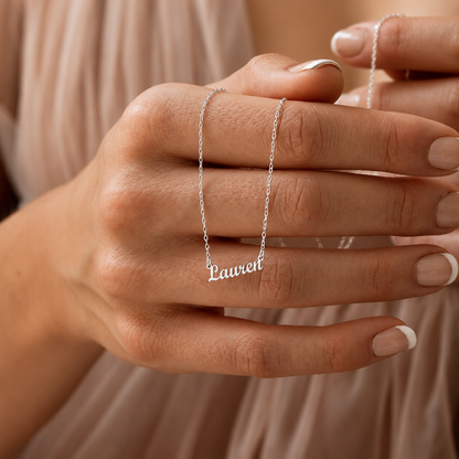 Tiny London Name Necklace