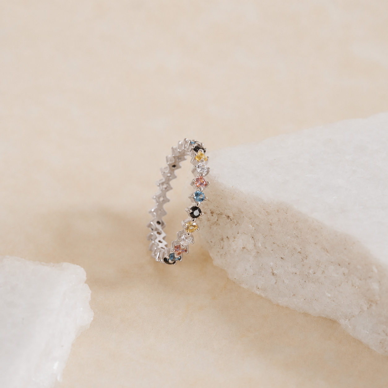 The Rainbow Crystal Ring
