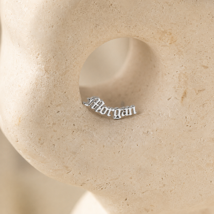 Old English Name Earrings