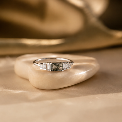 Radiant Aura: Agate Statement Ring