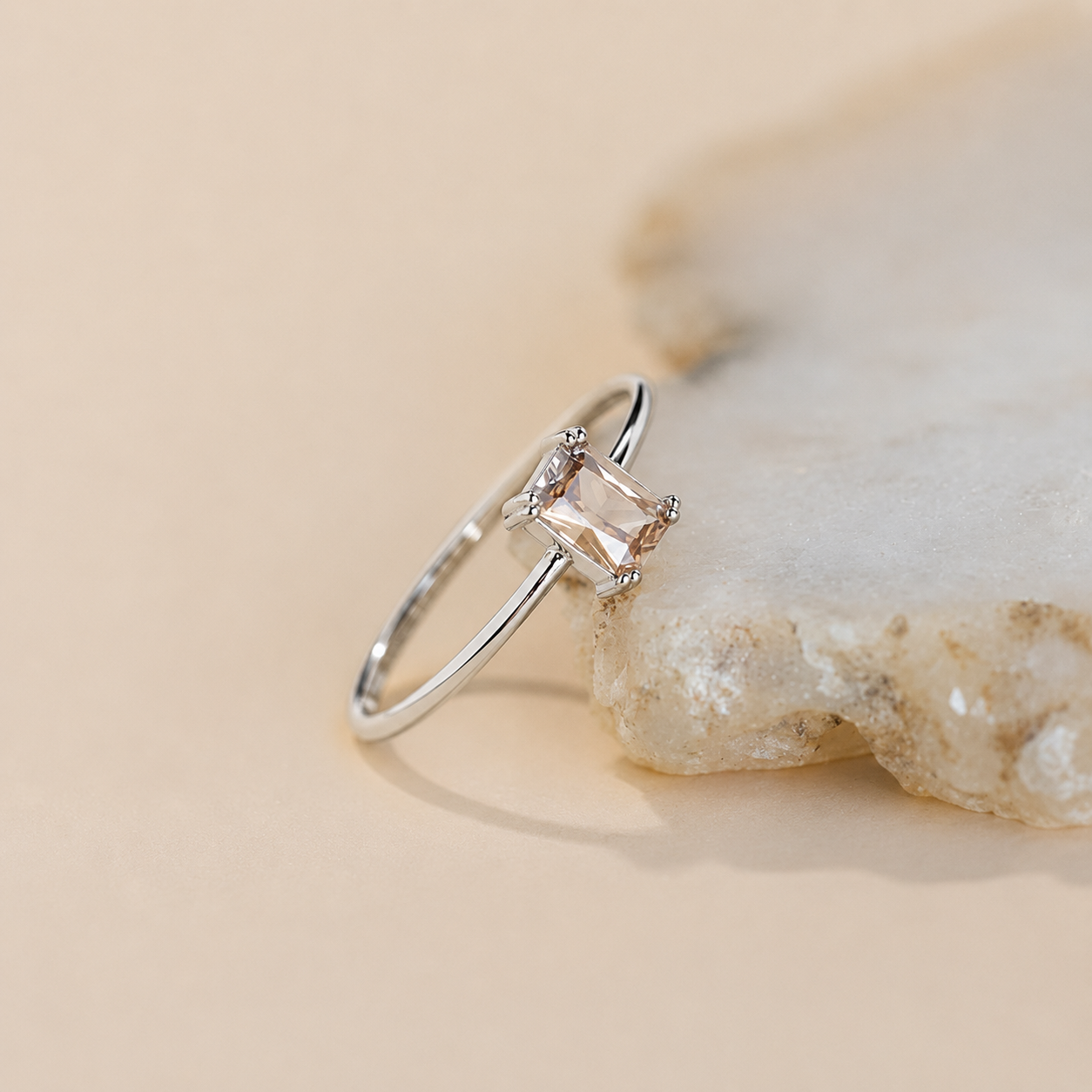 Luxurious Citrine Birthstone Ring for November Birthdays