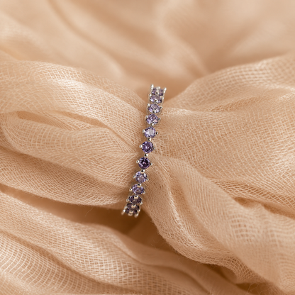 Enchanting Elegance: Amethyst Eternity Ring