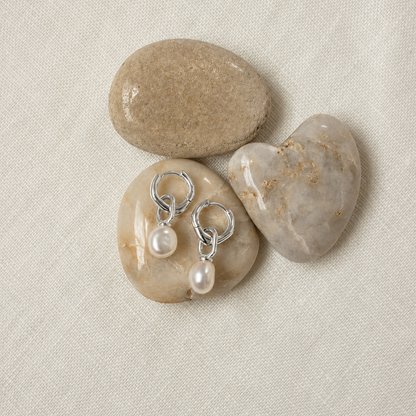 Hazel Pearl Hoops