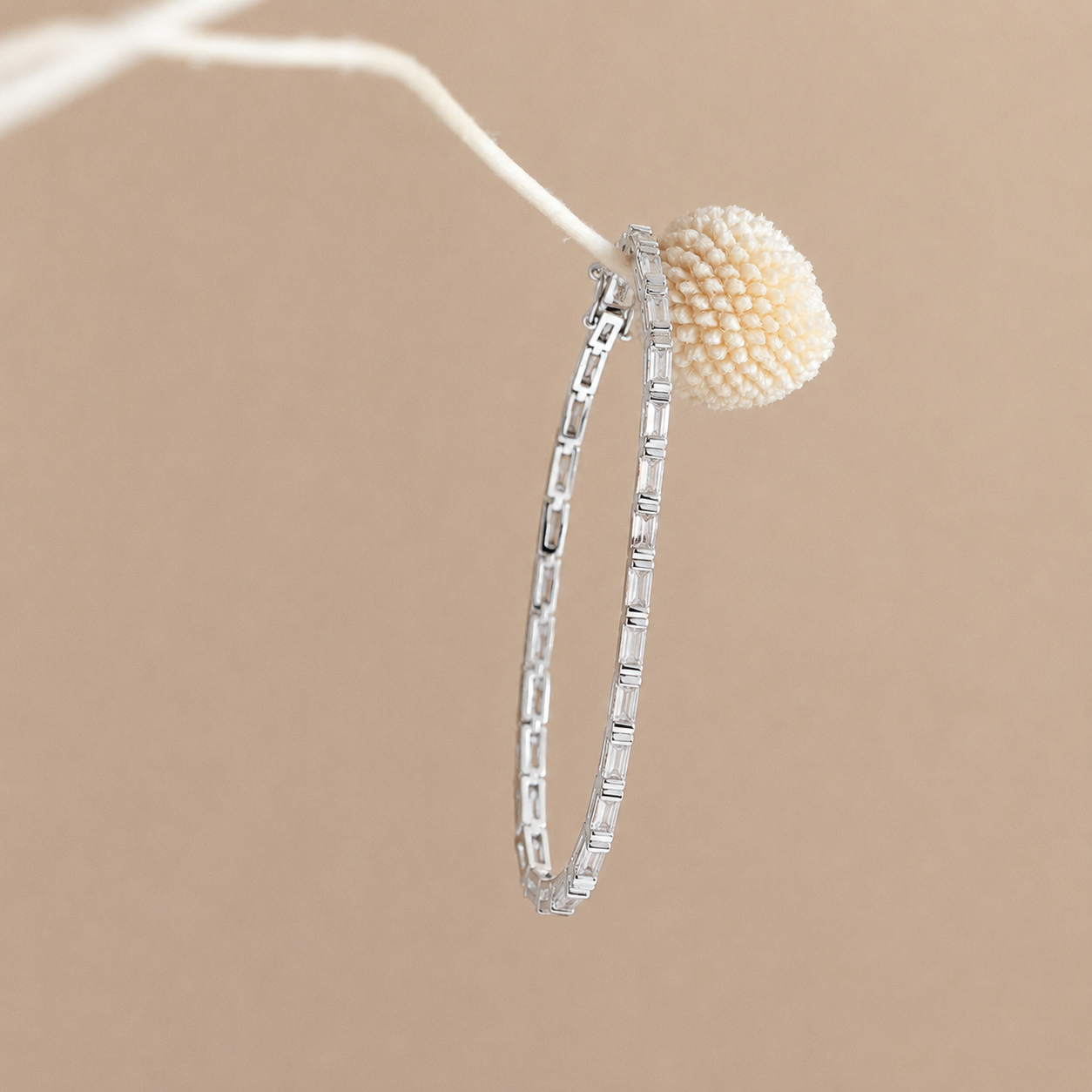 Claudia Baguette Tennis Bracelet