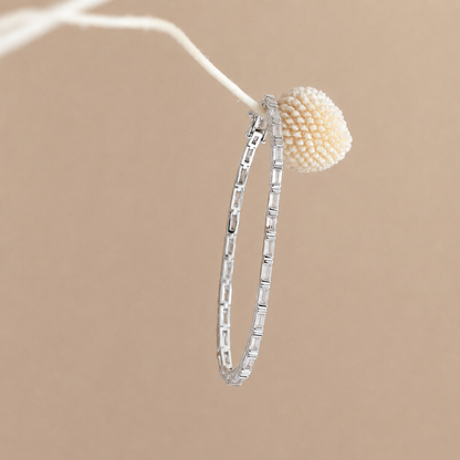 Claudia Baguette Tennis Bracelet