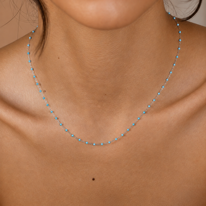 Turquoise Station Necklace