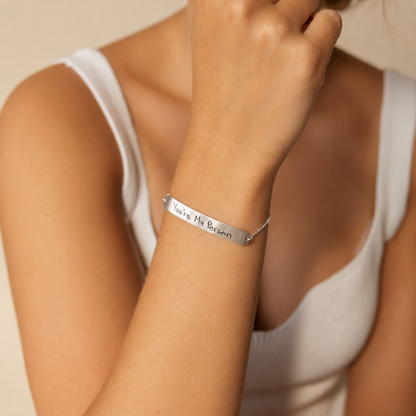 Slider Handwriting Bracelet