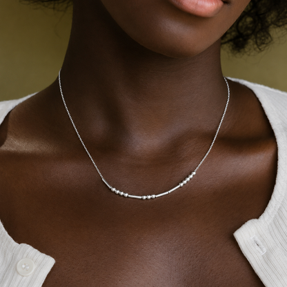 Morse Code Necklace