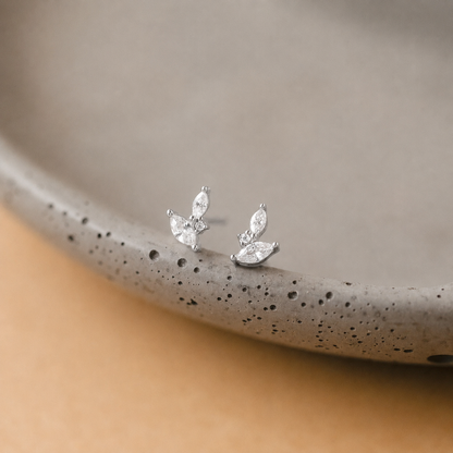 Flora Marquise Studs