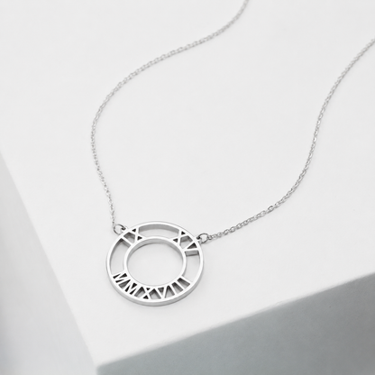 Roman Numerals Necklace