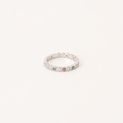 Guardian of Omens: The Rainbow Evil Eye Ring