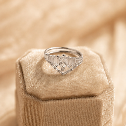 Art Deco Diamond Ring Set