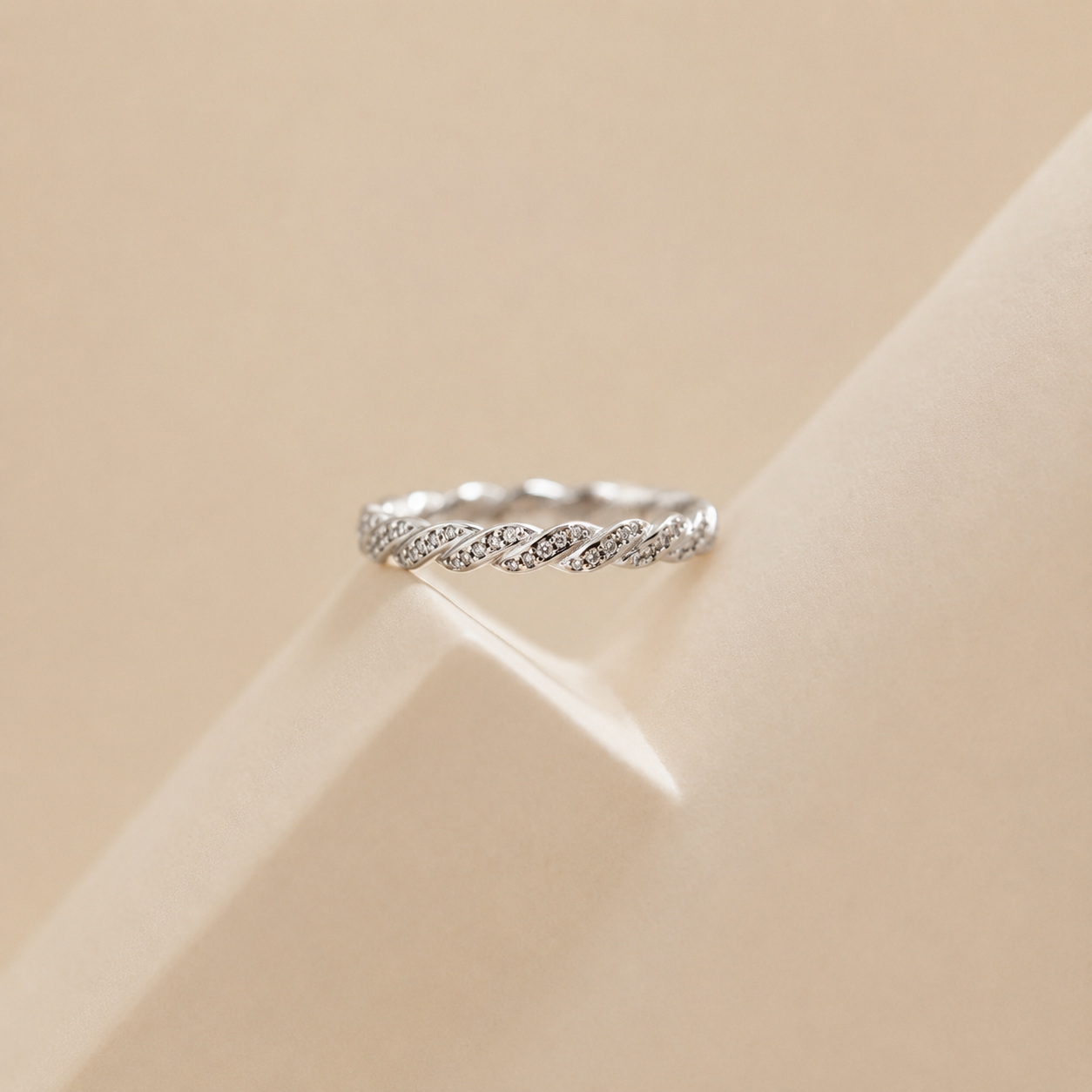 Twist Diamond Ring