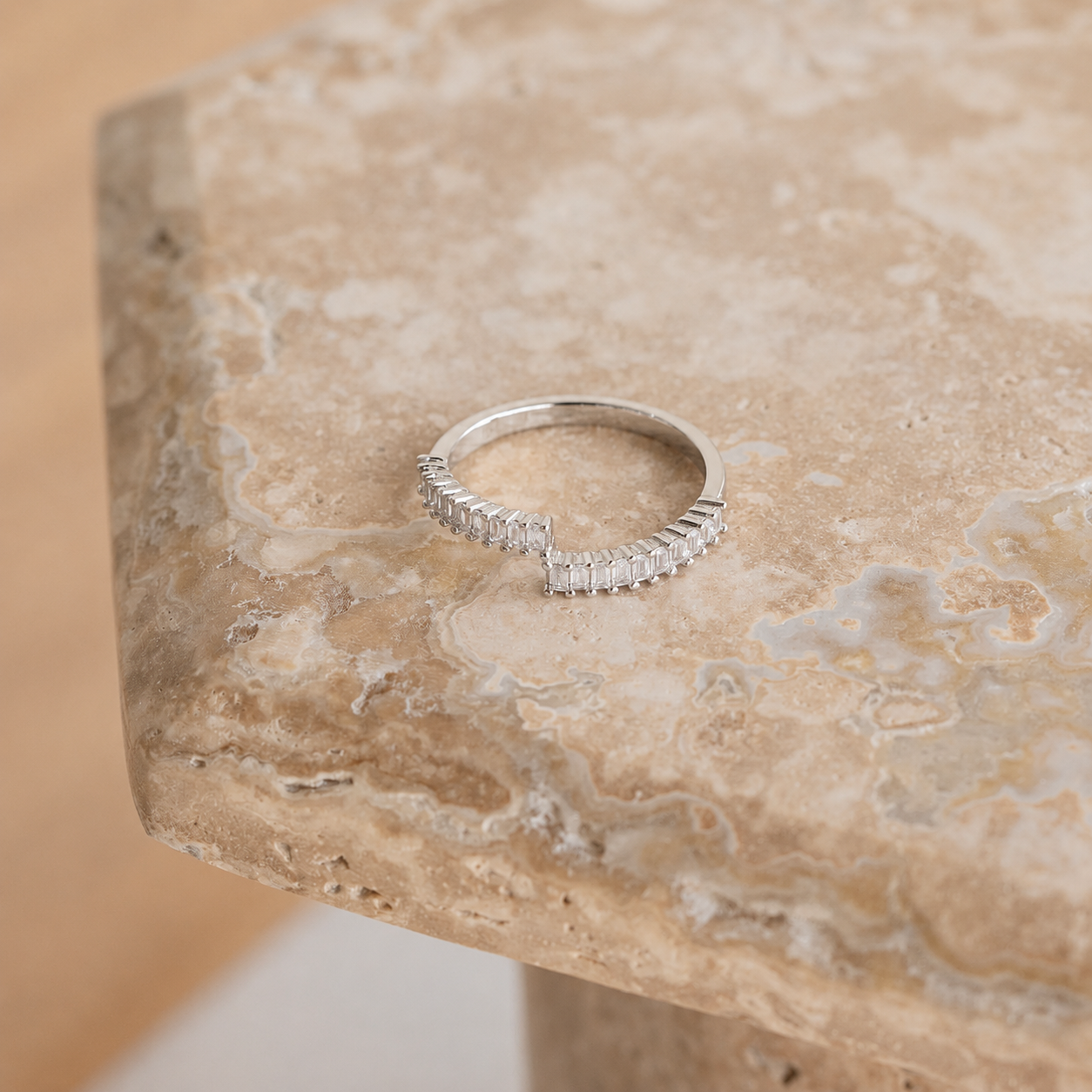 Elora Baguette Wrap Ring