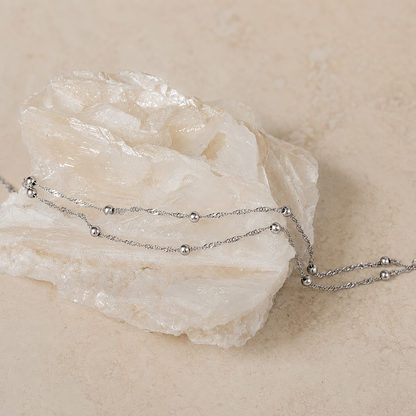 Duo Bead Chain Bracelet