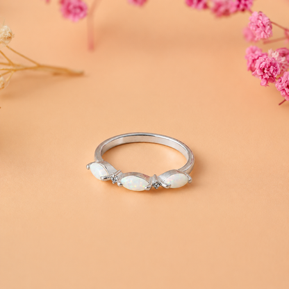 Alessia Trio Opal Ring