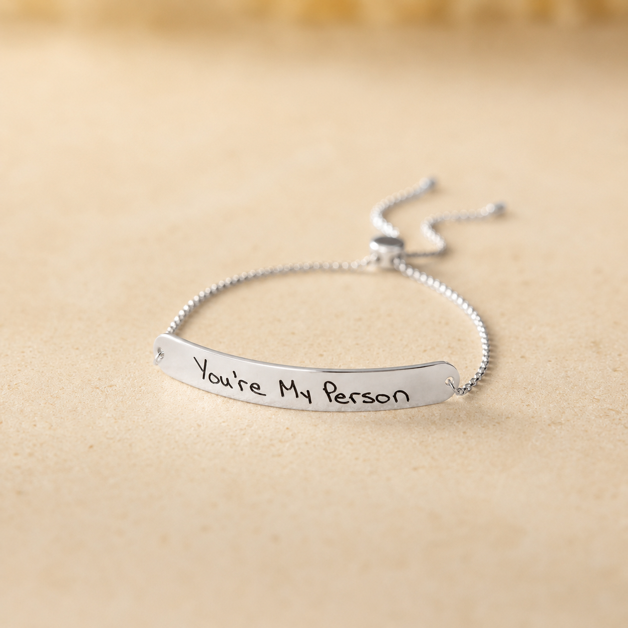 Slider Handwriting Bracelet