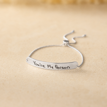 Slider Handwriting Bracelet