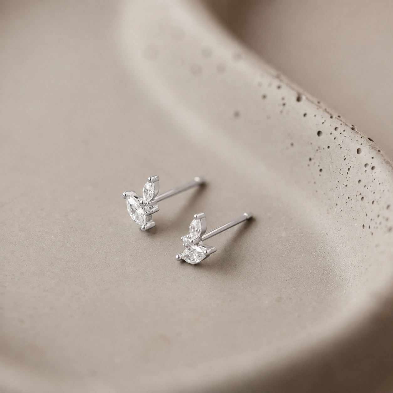 Flora Marquise Studs