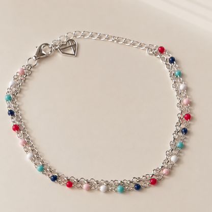 Rainbow Beaded Bracelet