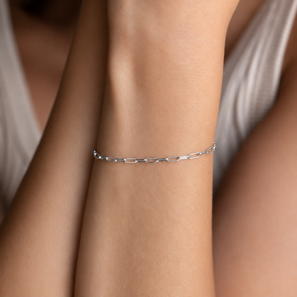 Paperclip Chain Bracelet