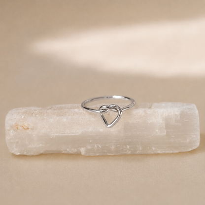 Love Heart Knot Ring