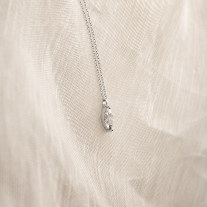 Elegant Romance: Athens Marquise Diamond Necklace