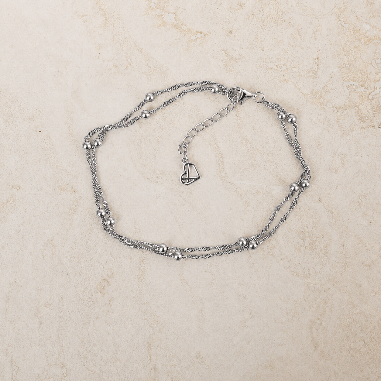 Duo Bead Chain Bracelet