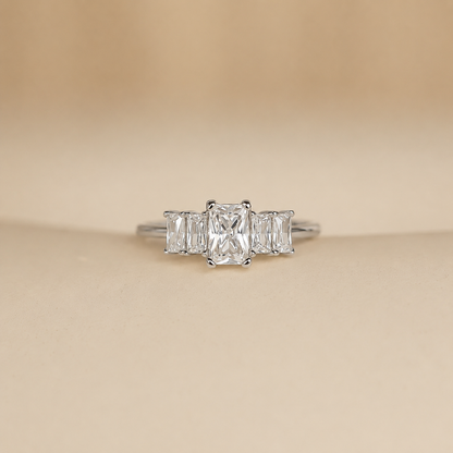Vintage Charm: Art Deco Birthstone Ring