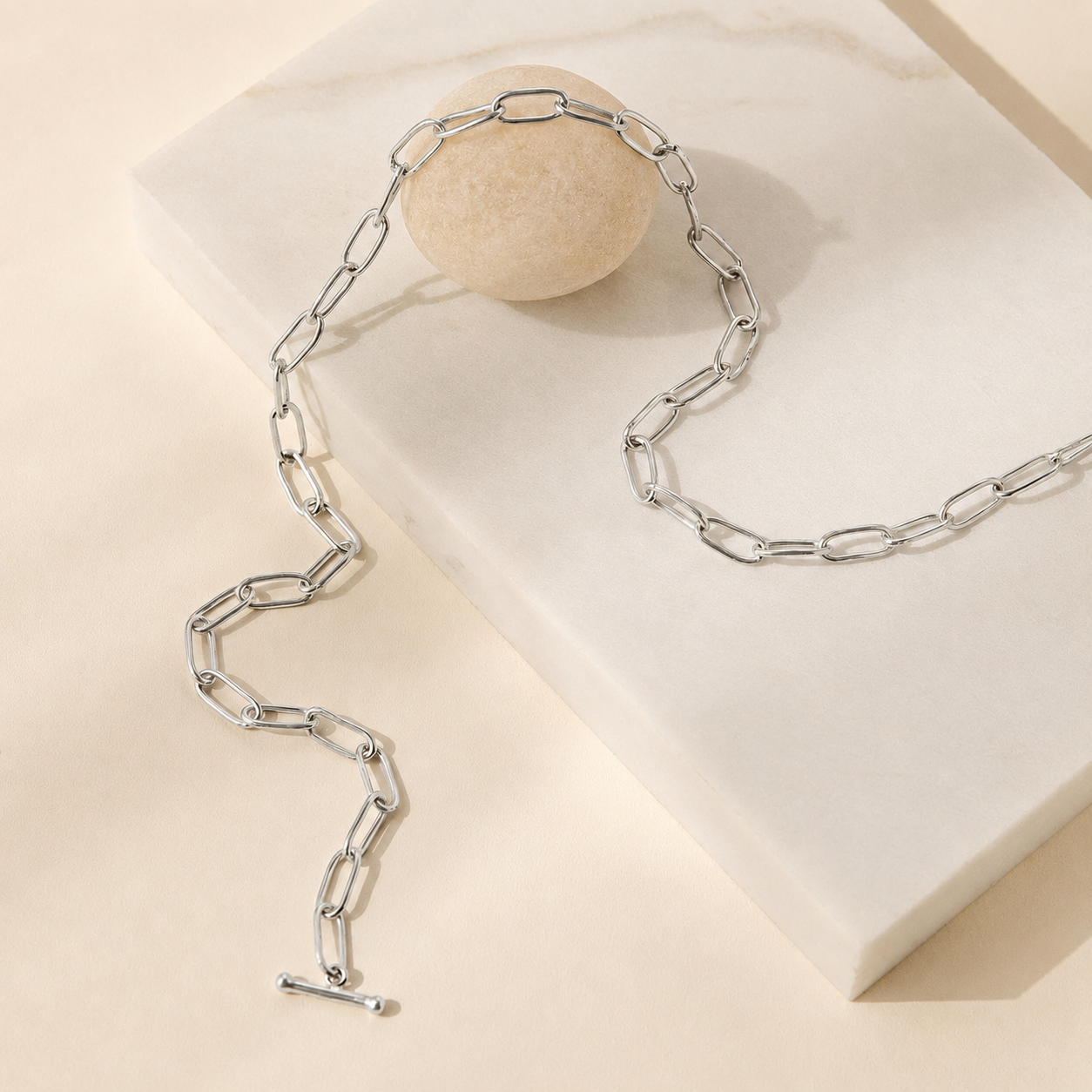 Paperclip Toggle Necklace