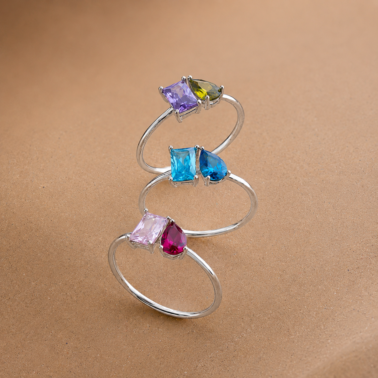 The Toi et Moi Birthstone Ring