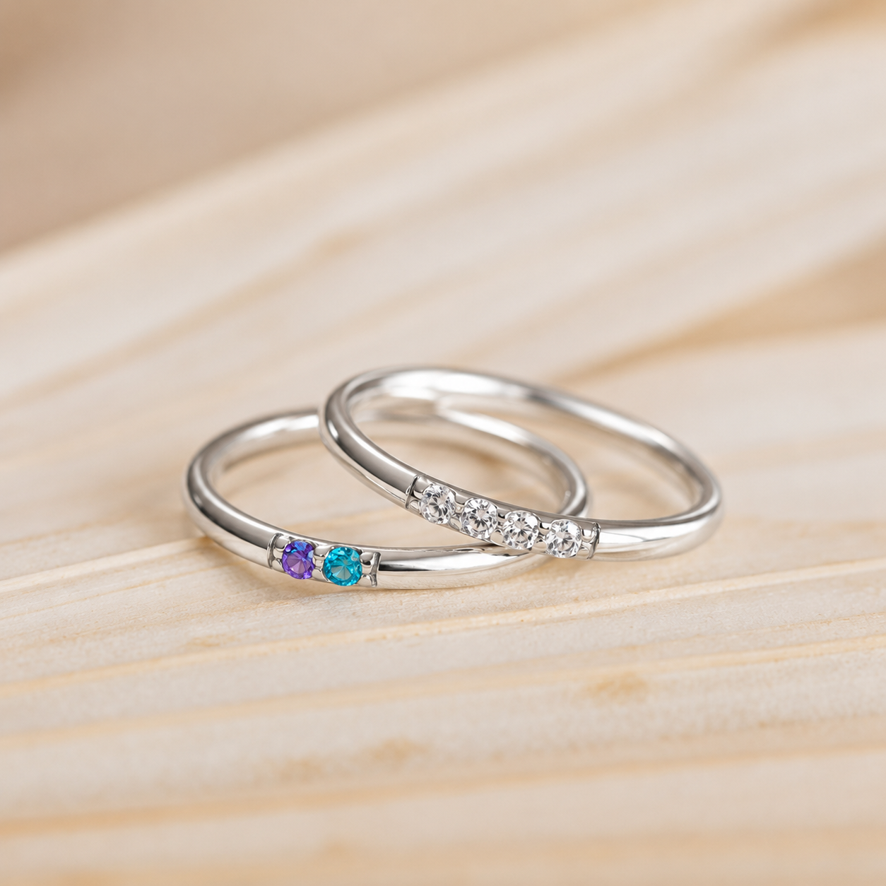 Mini Birthstone Ring