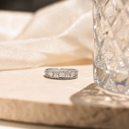 Dainty Diamond Stacking Ring Set: Sparkle in Every Stack