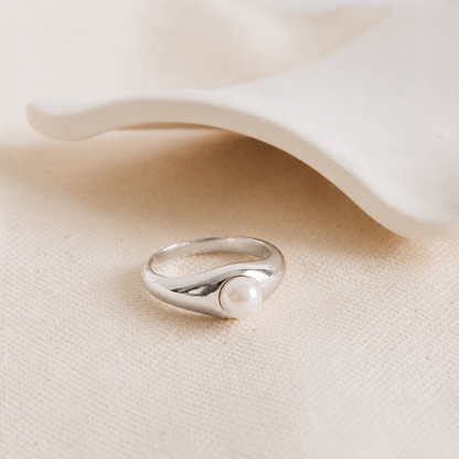 The Penelope Pearl Signet Ring