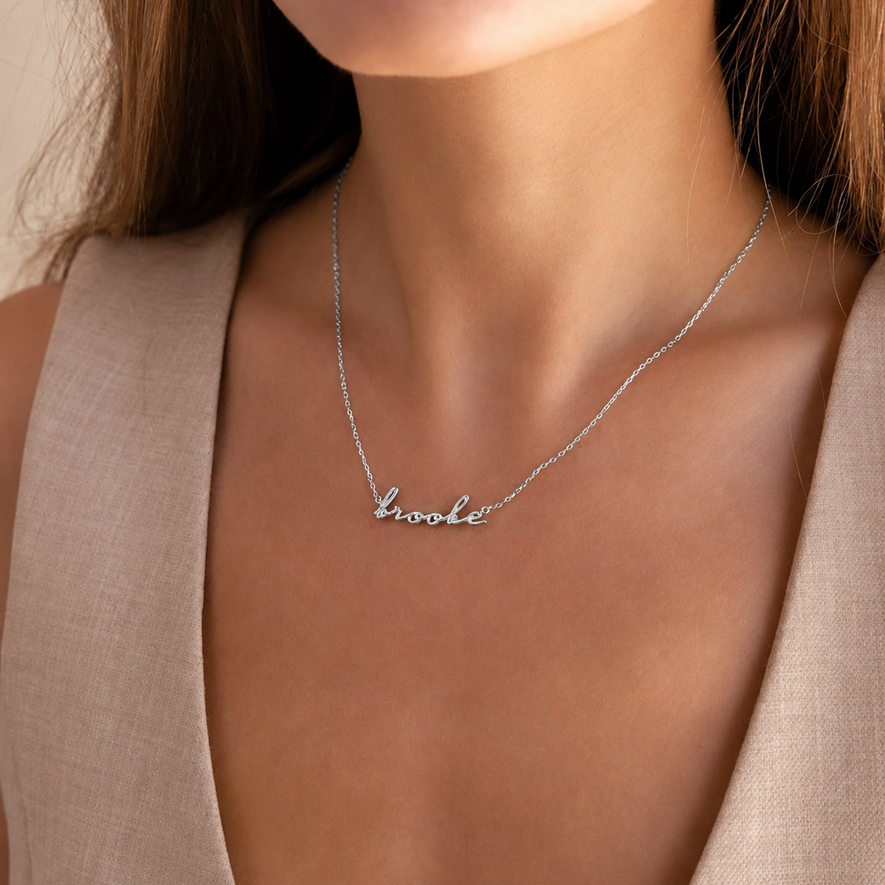 Personalize Your Style with the Whimsical 3D Bubble Name Necklace