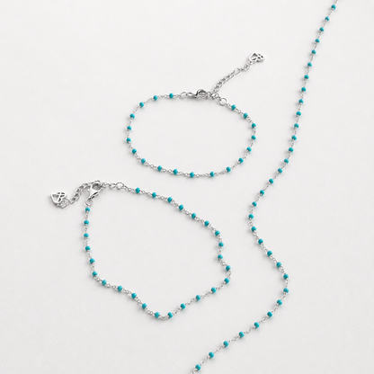 Turquoise Station Necklace