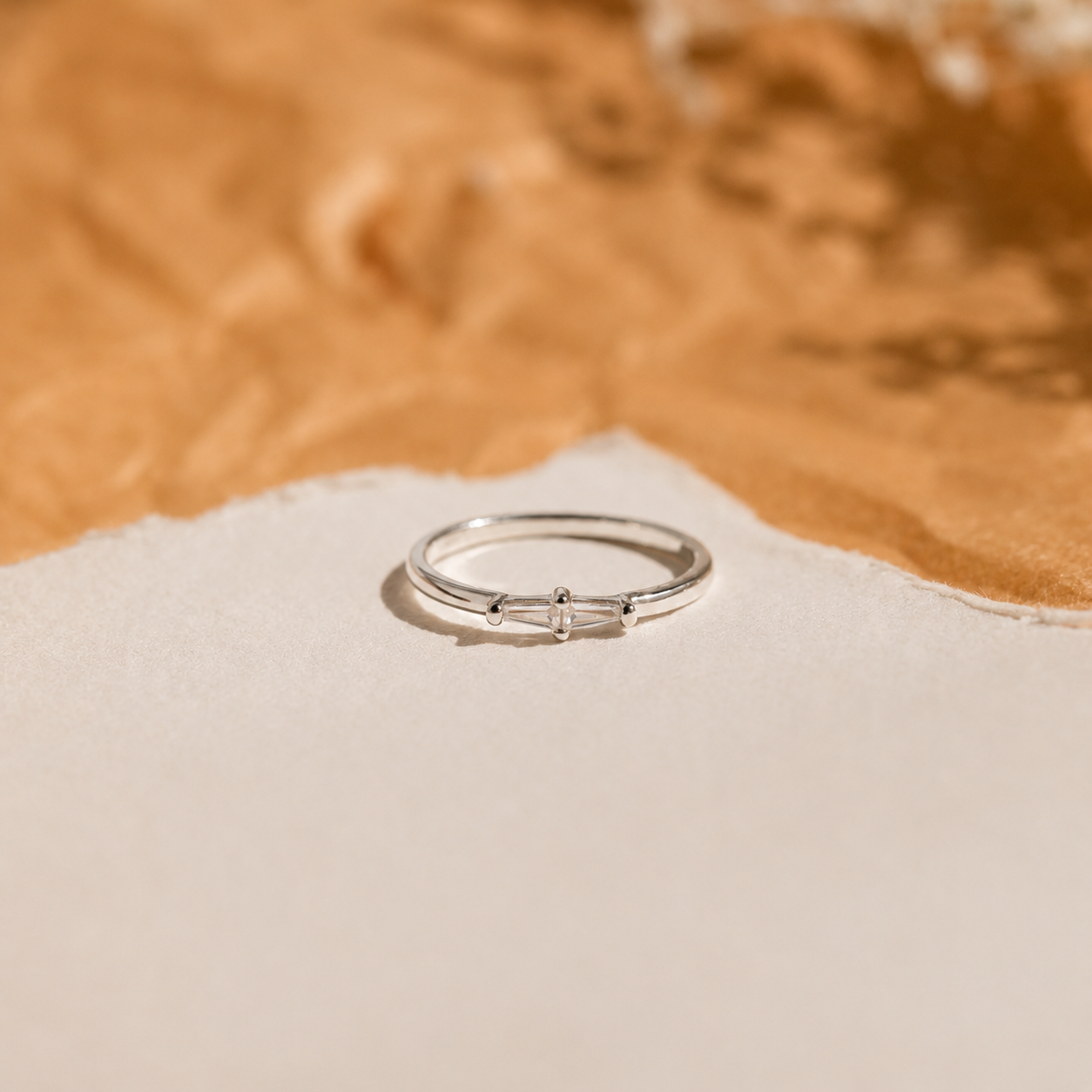 Eleanor Baguette Diamond Ring
