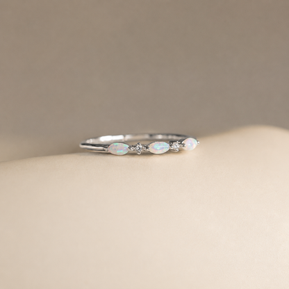 Alessia Trio Opal Ring