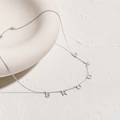 Effortless Sophistication: Alice Letter Name Necklace