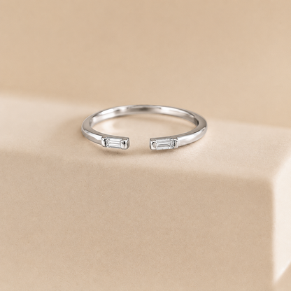 Duo Baguette Ring