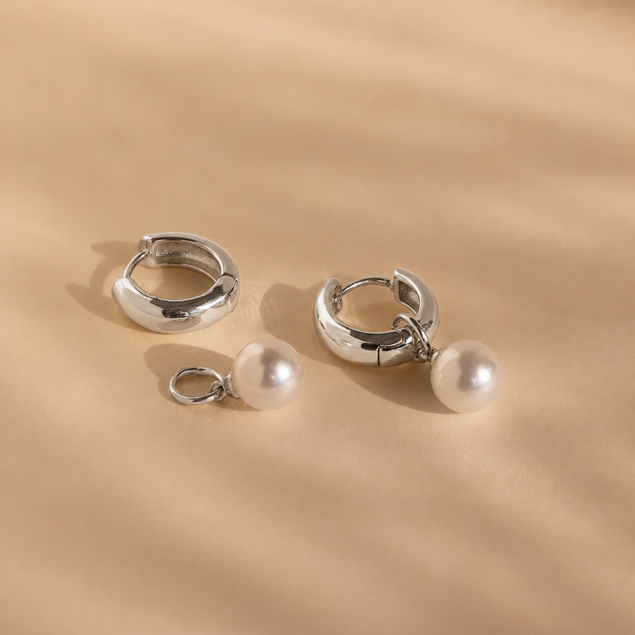 Bold Pearl Drop Earrings