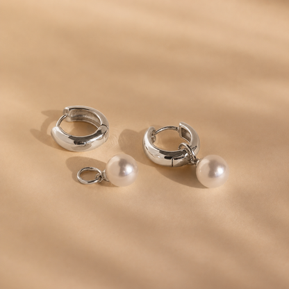 Bold Pearl Drop Earrings