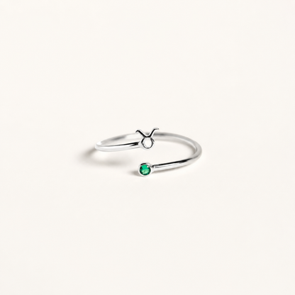 Zodiac Birthstone Ring
