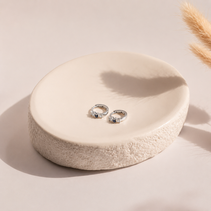 Minimalistic Huggie Hoop Earrings