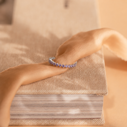 Enchanting Elegance: Amethyst Eternity Ring