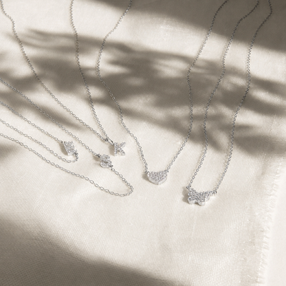 Pave Initial Necklace
