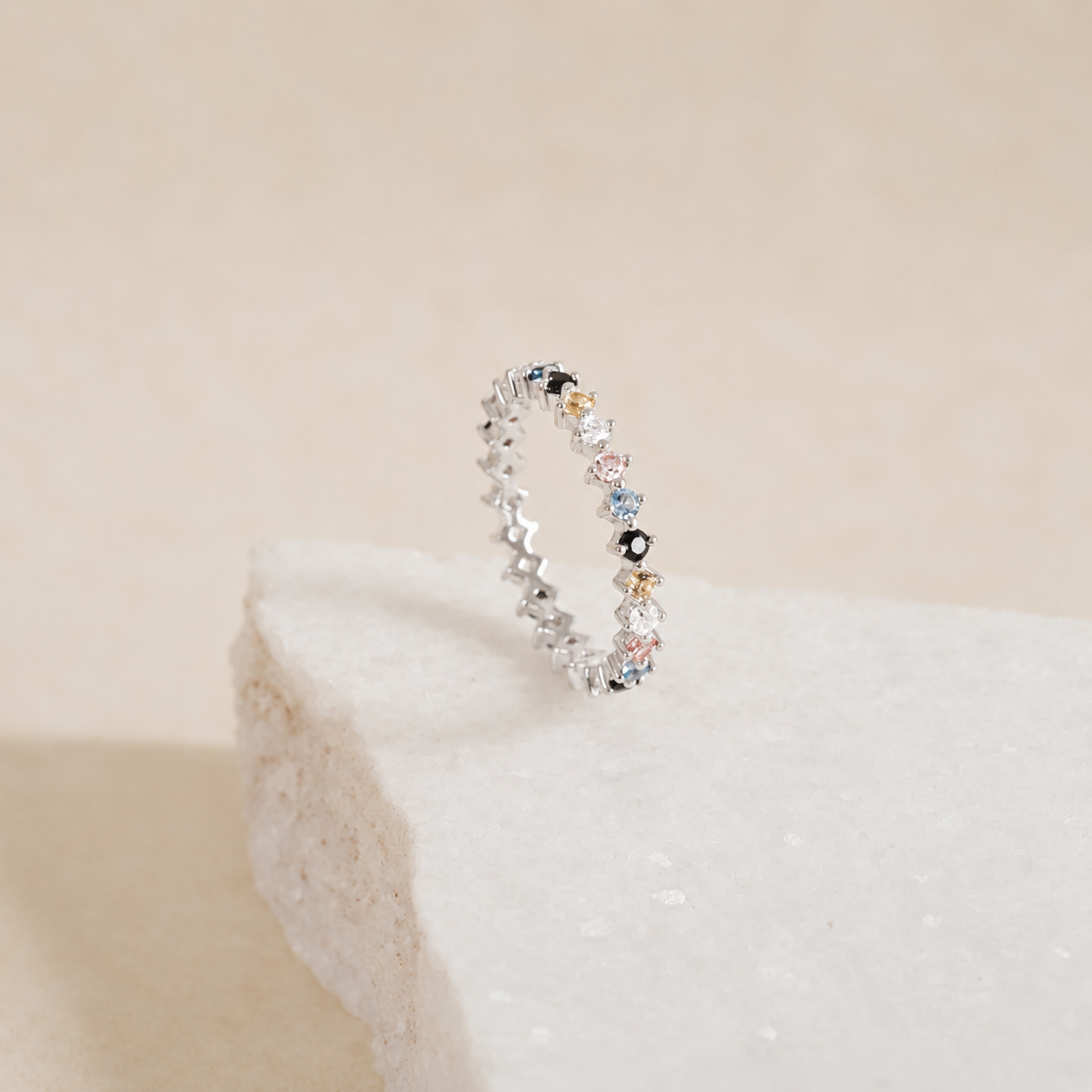 The Rainbow Crystal Ring