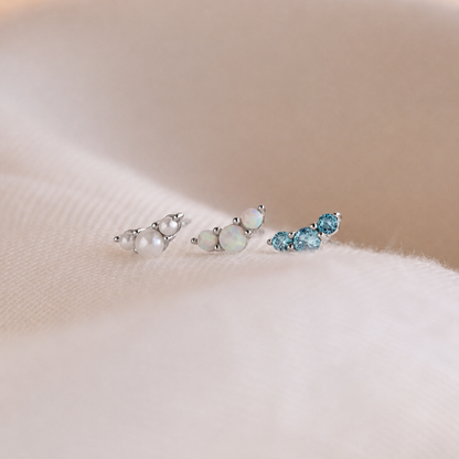 Bella Birthstone Stud Earrings