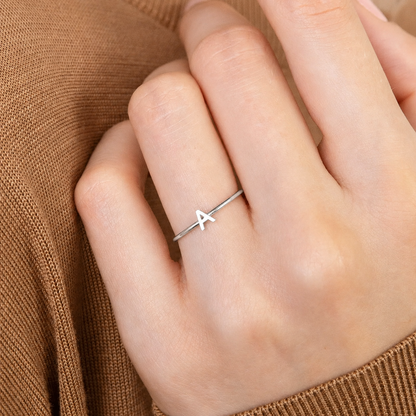 Alex Dainty Letter Ring
