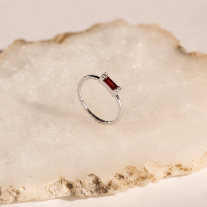 Empire Garnet Ring